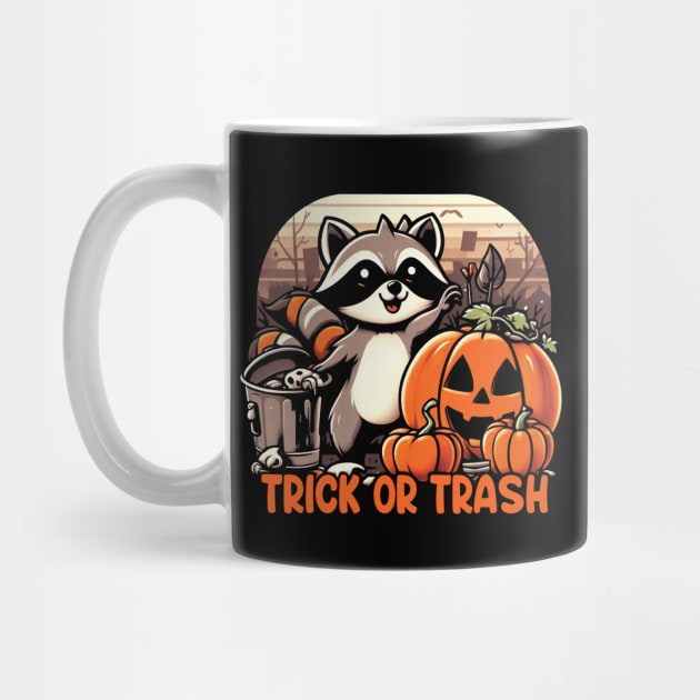 Trick Or Trash Racoon by Trendsdk